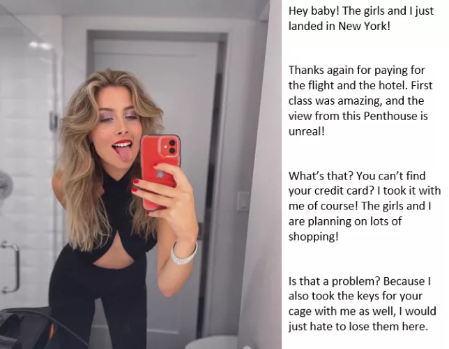 A good slave supports their Mistress' Girls Trips