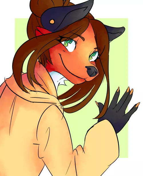 A rough drawing of my friend's sona