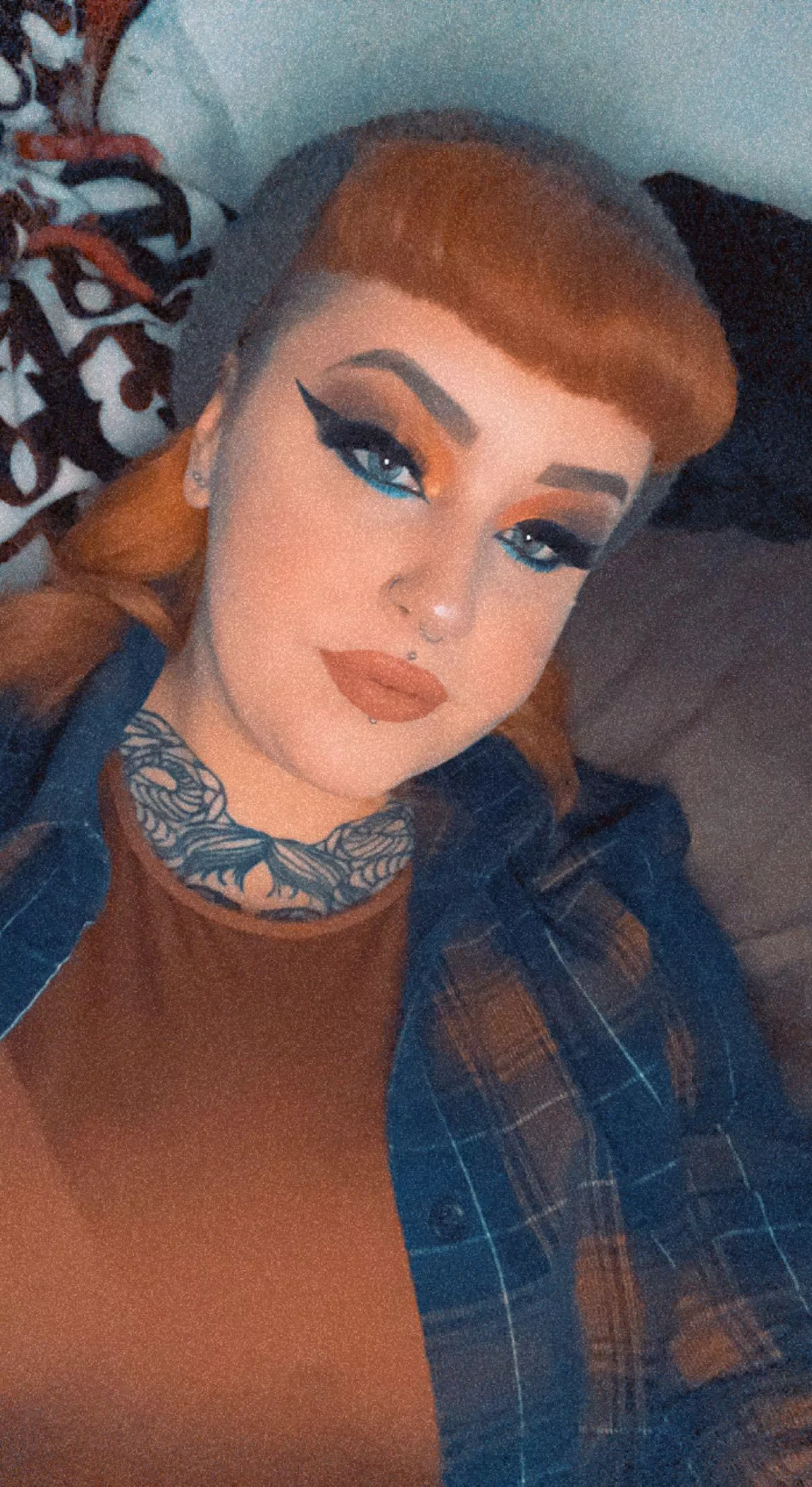 All matching💙🧡🤎