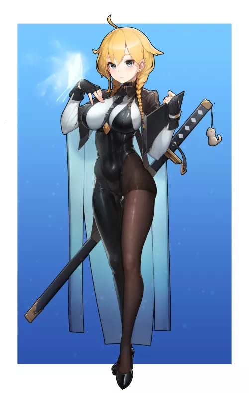 Blonde Warrior Beauty (Doha Skylightscent ) [Original]