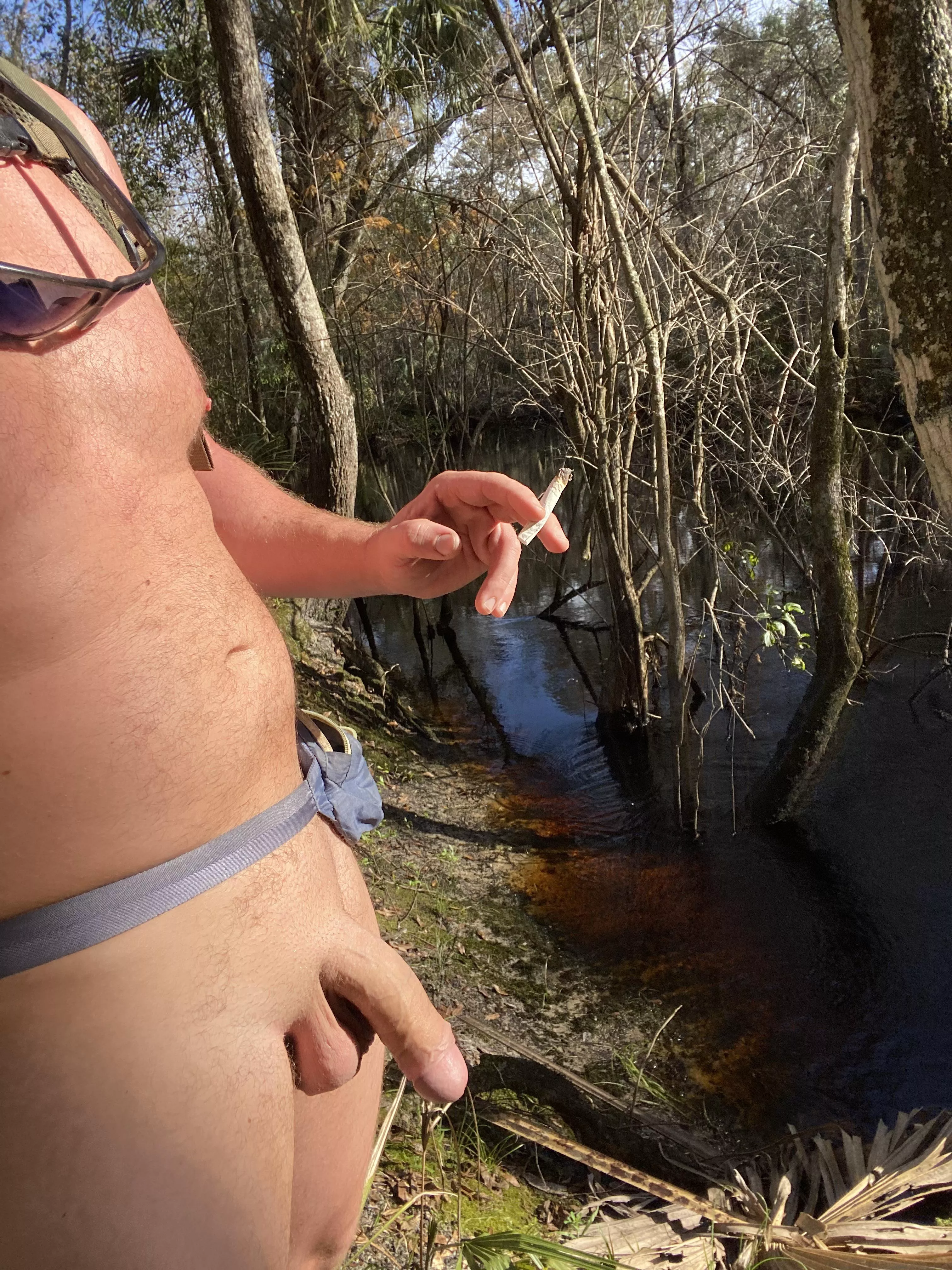 Can’t go on a naked hike without a joint [m]