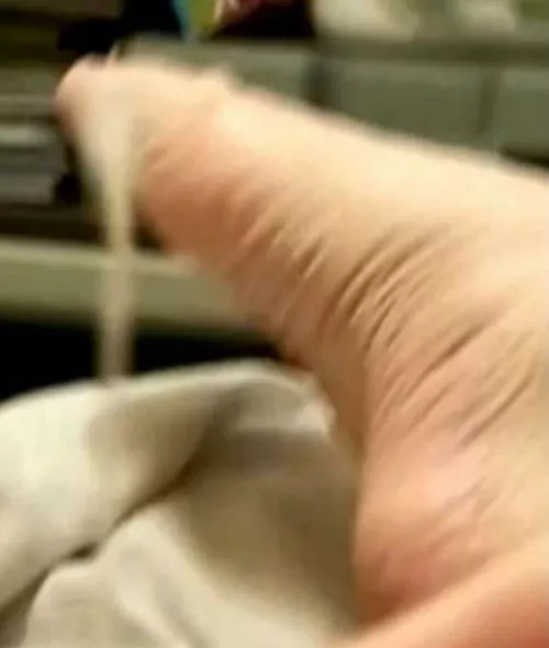 Couldn't hold back the orgasm