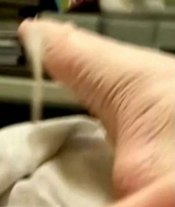 Couldn't hold back the orgasm