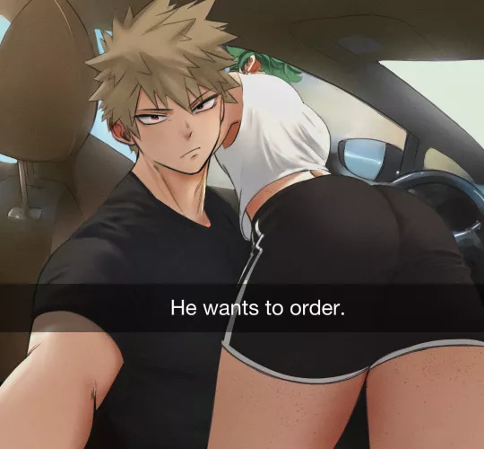 Deku wants to order ^^