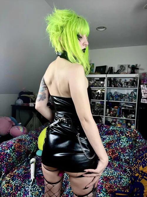 Do you like seeing my vibrator peek out from under my skirt?