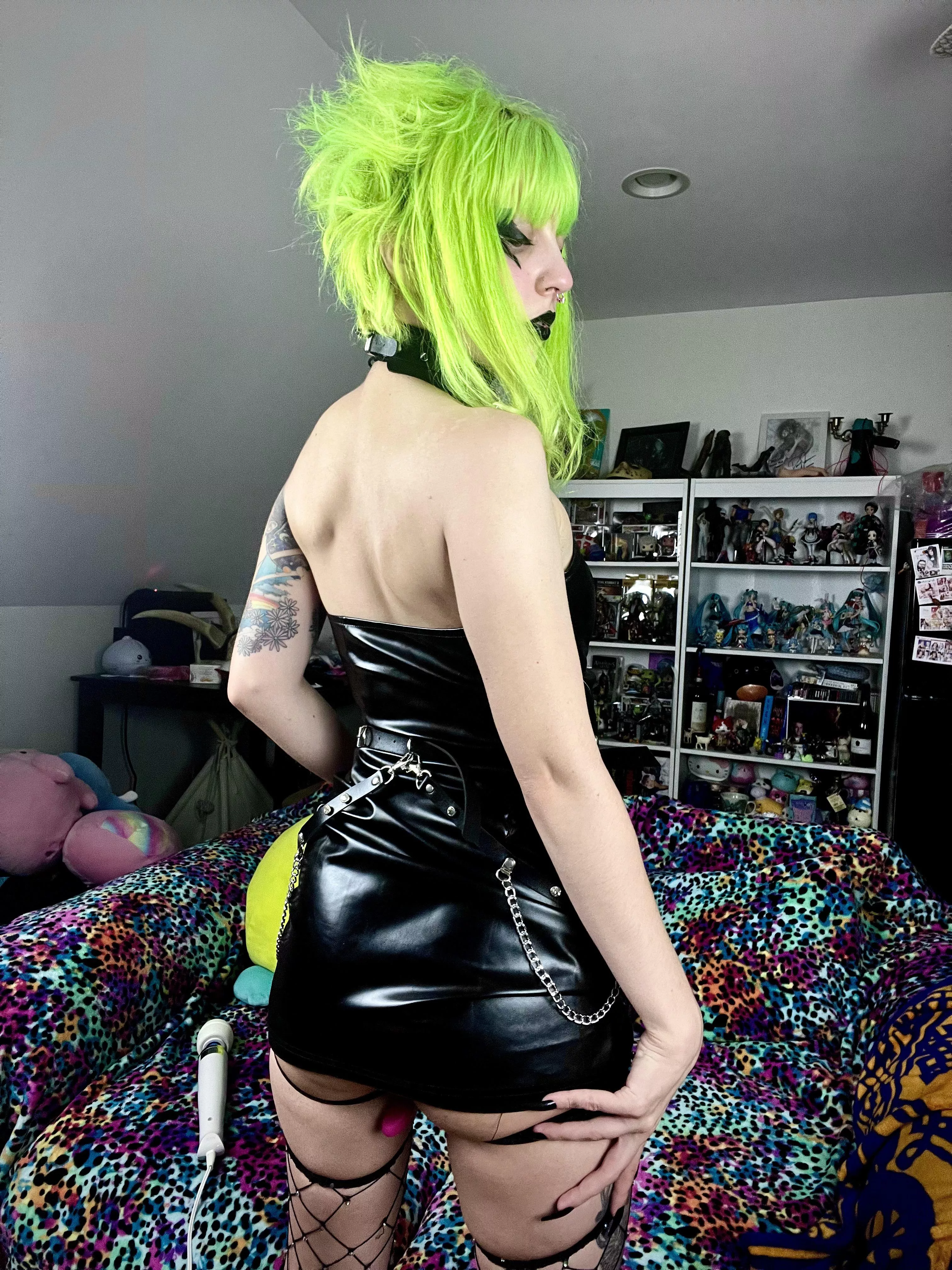 Do you like seeing my vibrator peek out from under my skirt?