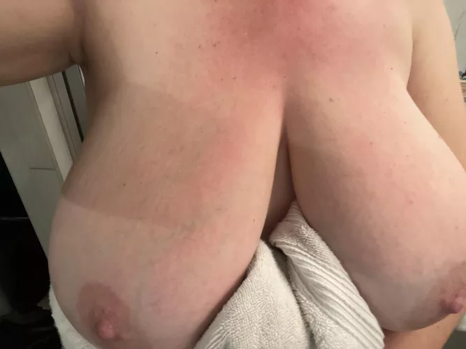 En route to the hot tub