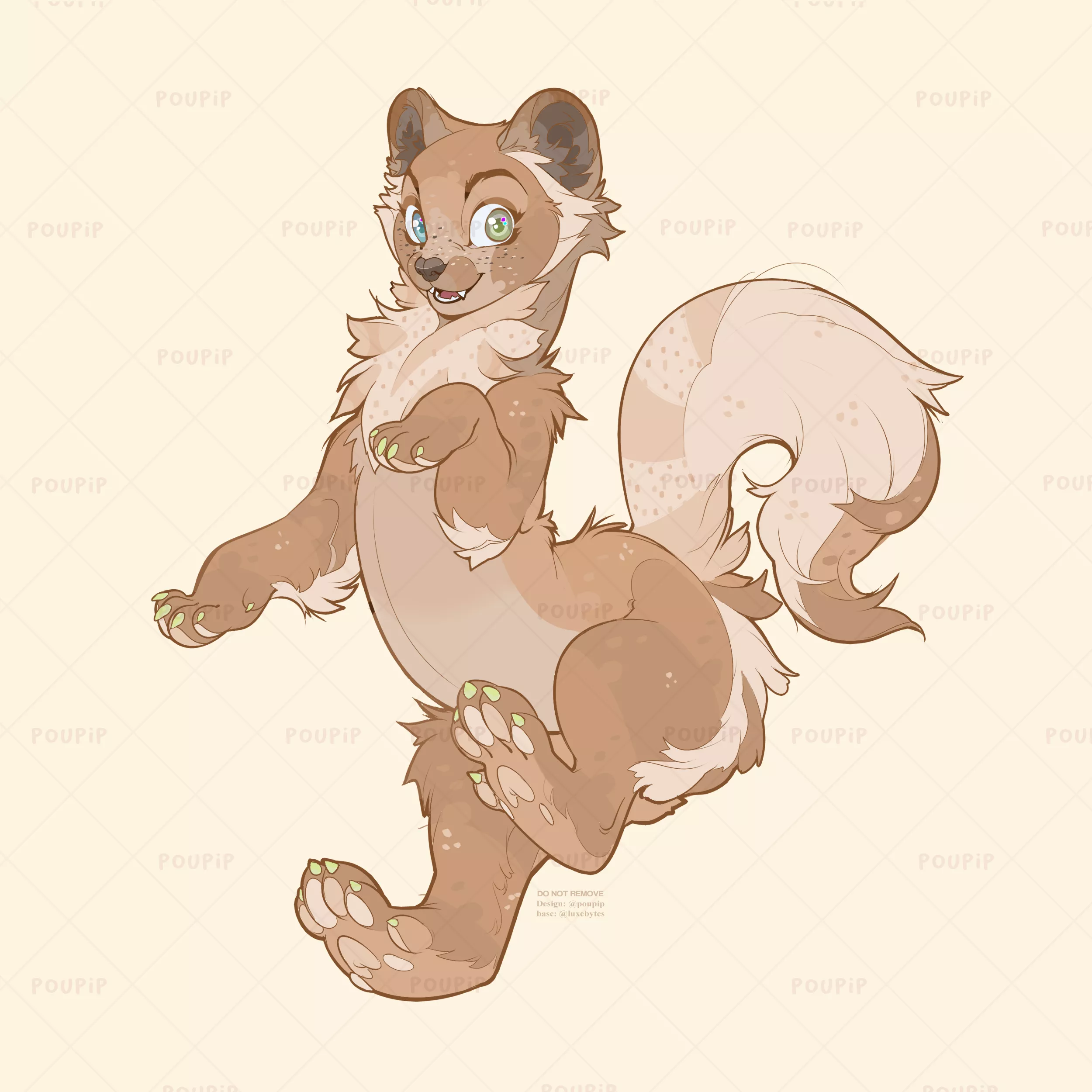 🍄🌱Ferret adopt🌱🍄 💲3️⃣0️⃣ Buyer will recieve a image without watermark and i can transfer via toyhouse if needed! 📩 if interested! <3