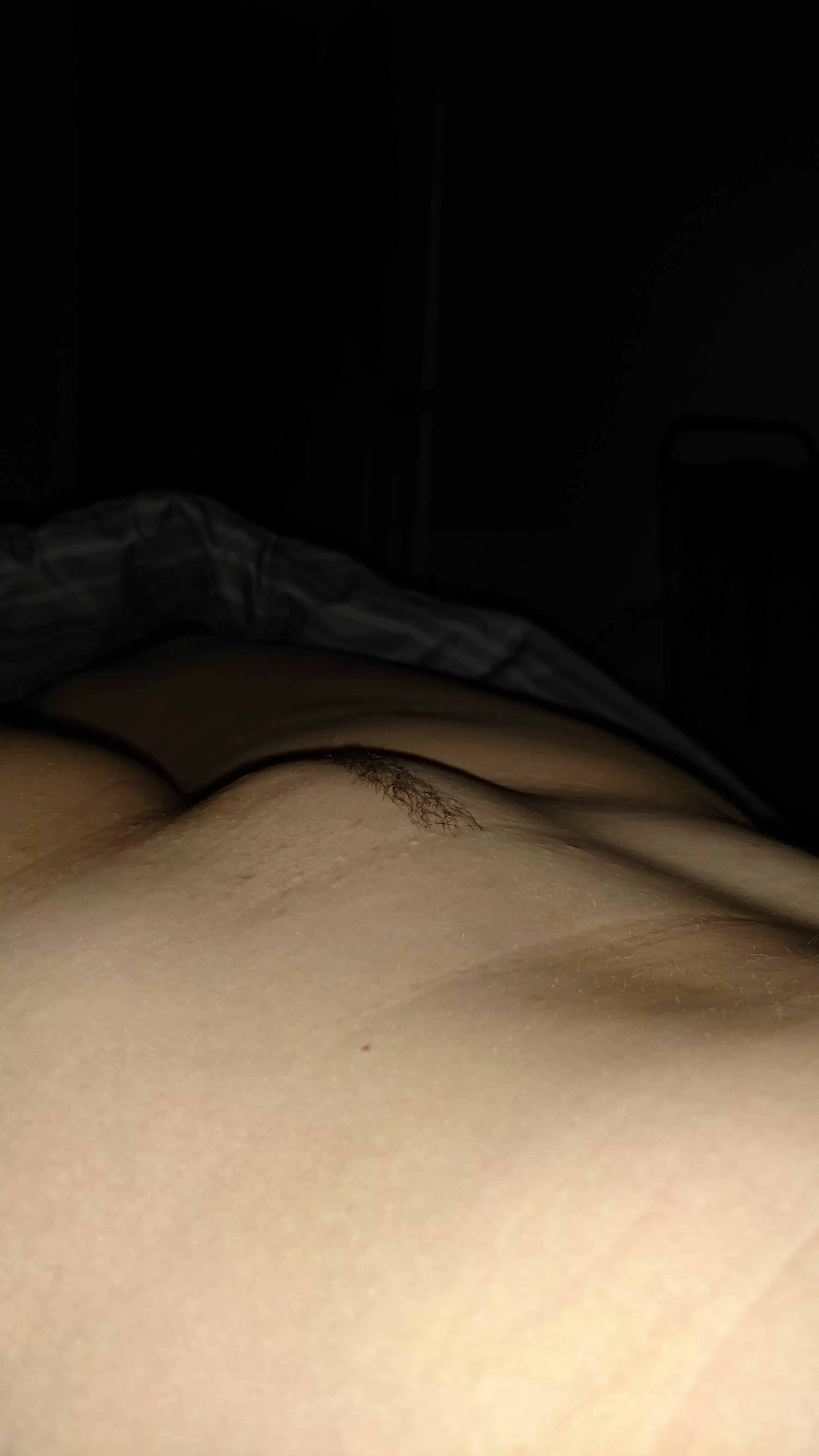 Freshly shaved before bed