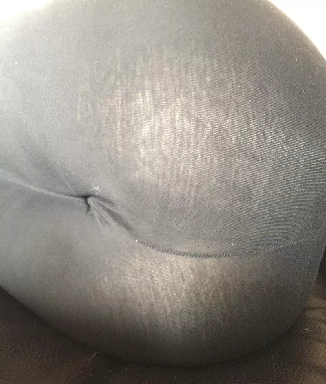 GFs (22) leggings got see through revealing her PAWG ass in g-string