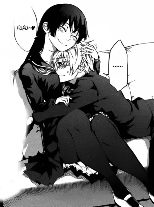 Good boys get cuddles