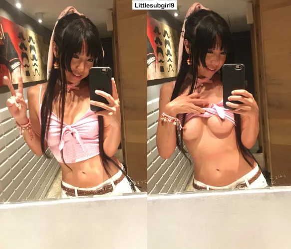 I almost got caught in the bathroom at restaurant taking this ;)