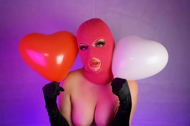 I always played with two balloons as a child, now I always play with at least two cocks at a time