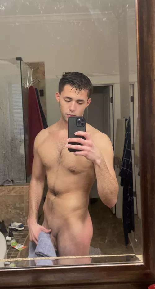 I love touching myself in the shower on rainy days