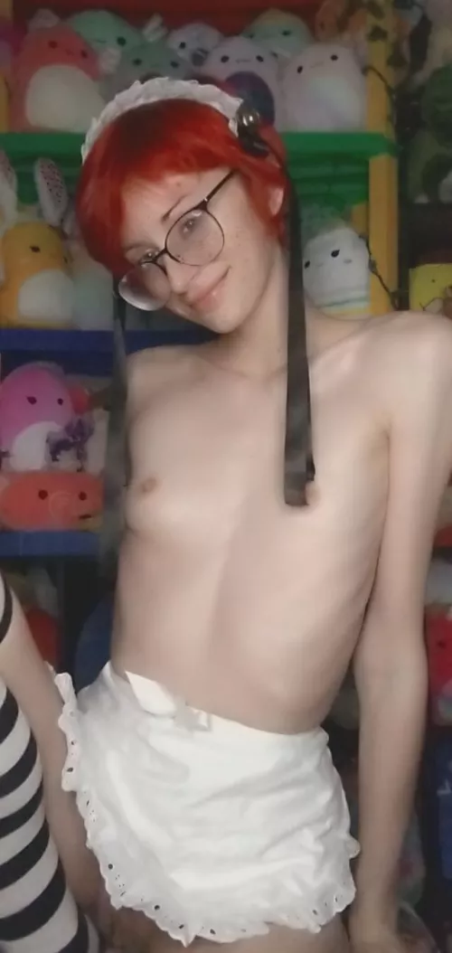 I'll clean your cum off my lil titties 🫶🏻