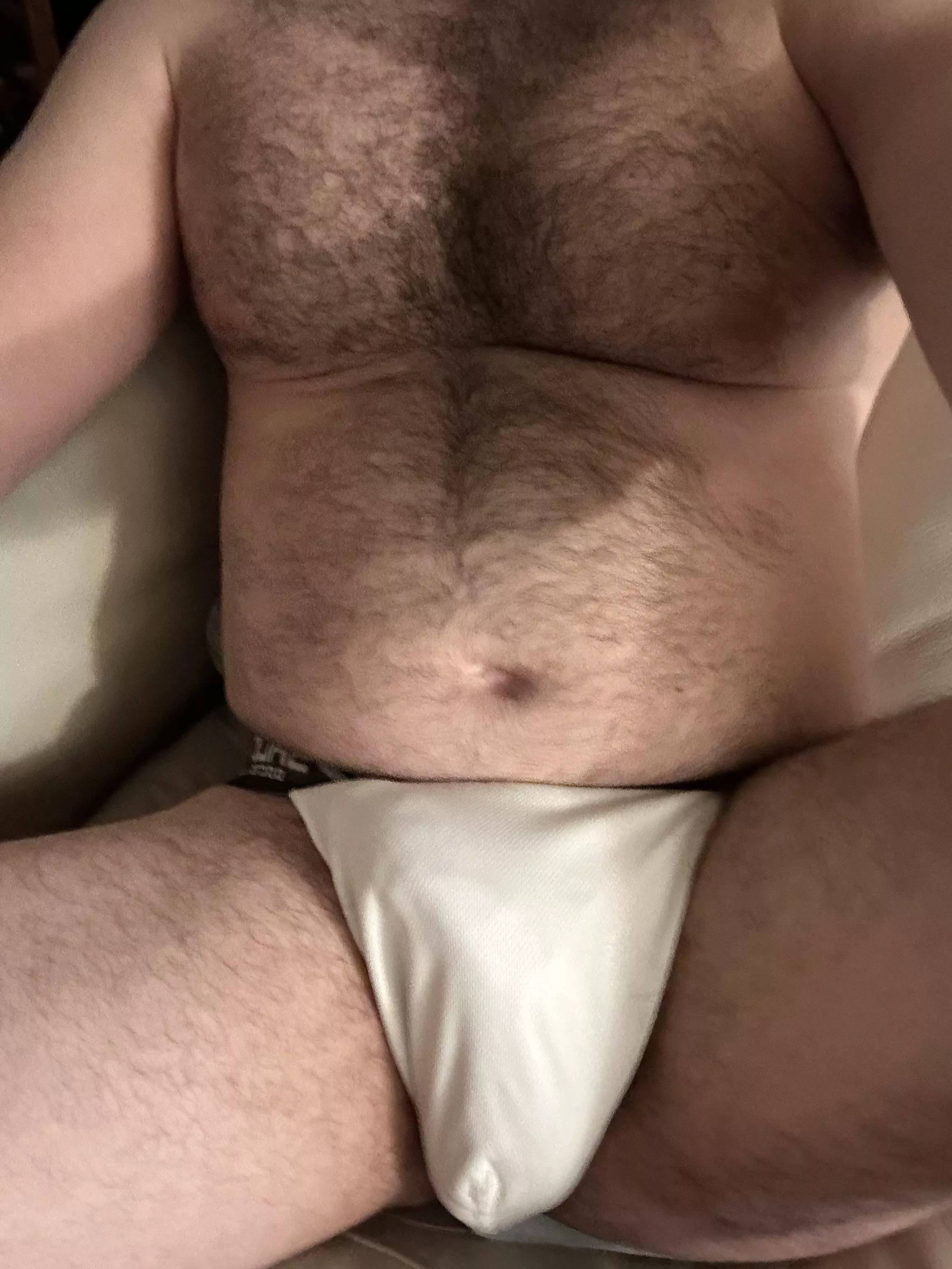 I’m not sure if I should wear this couch. See what happens when I get excited