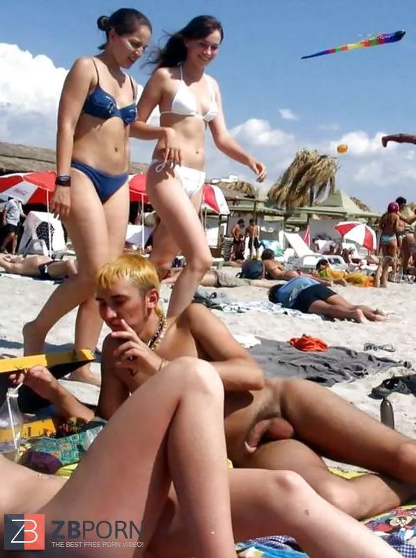 Interested at the beach