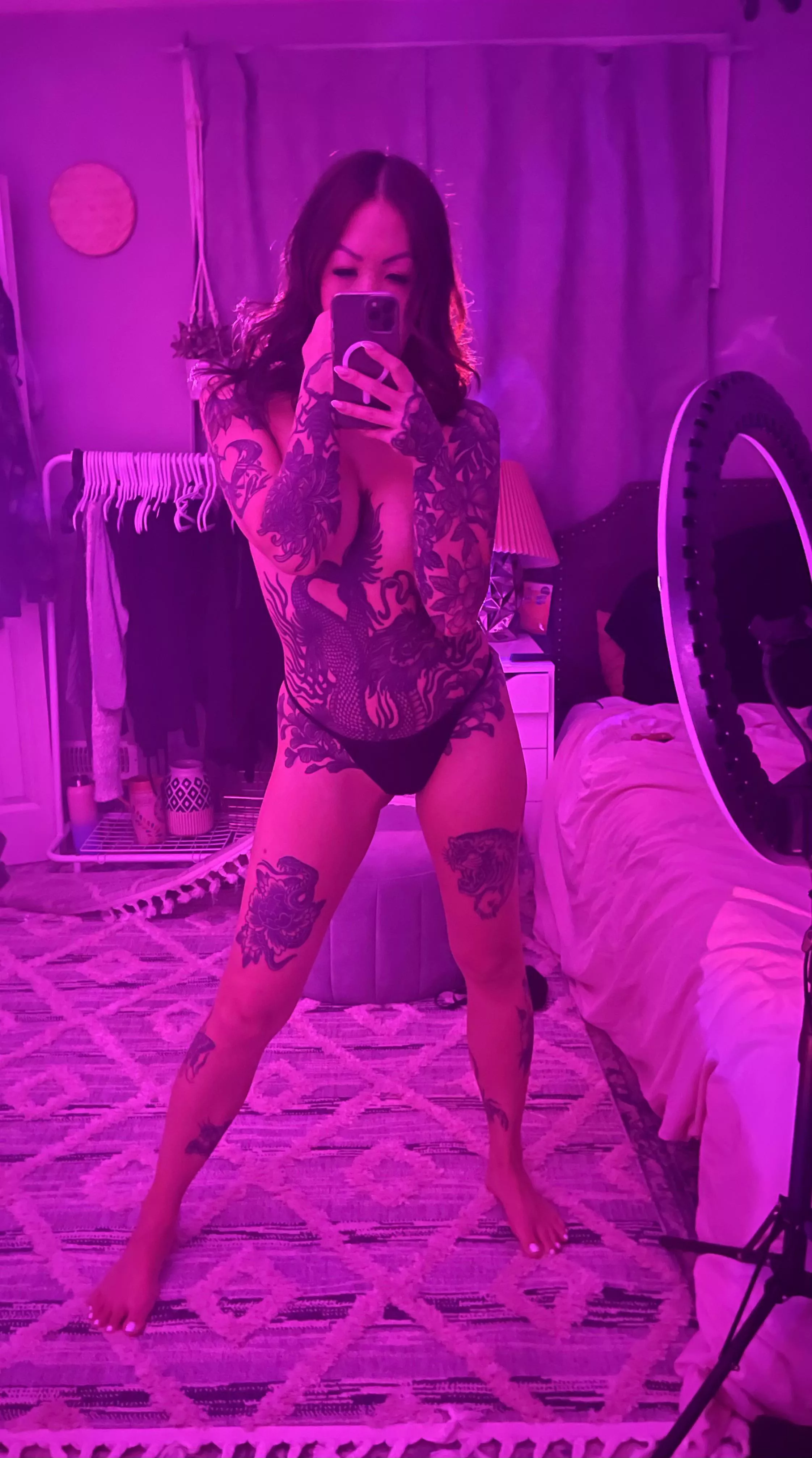 Let me show you what’s also pink on me