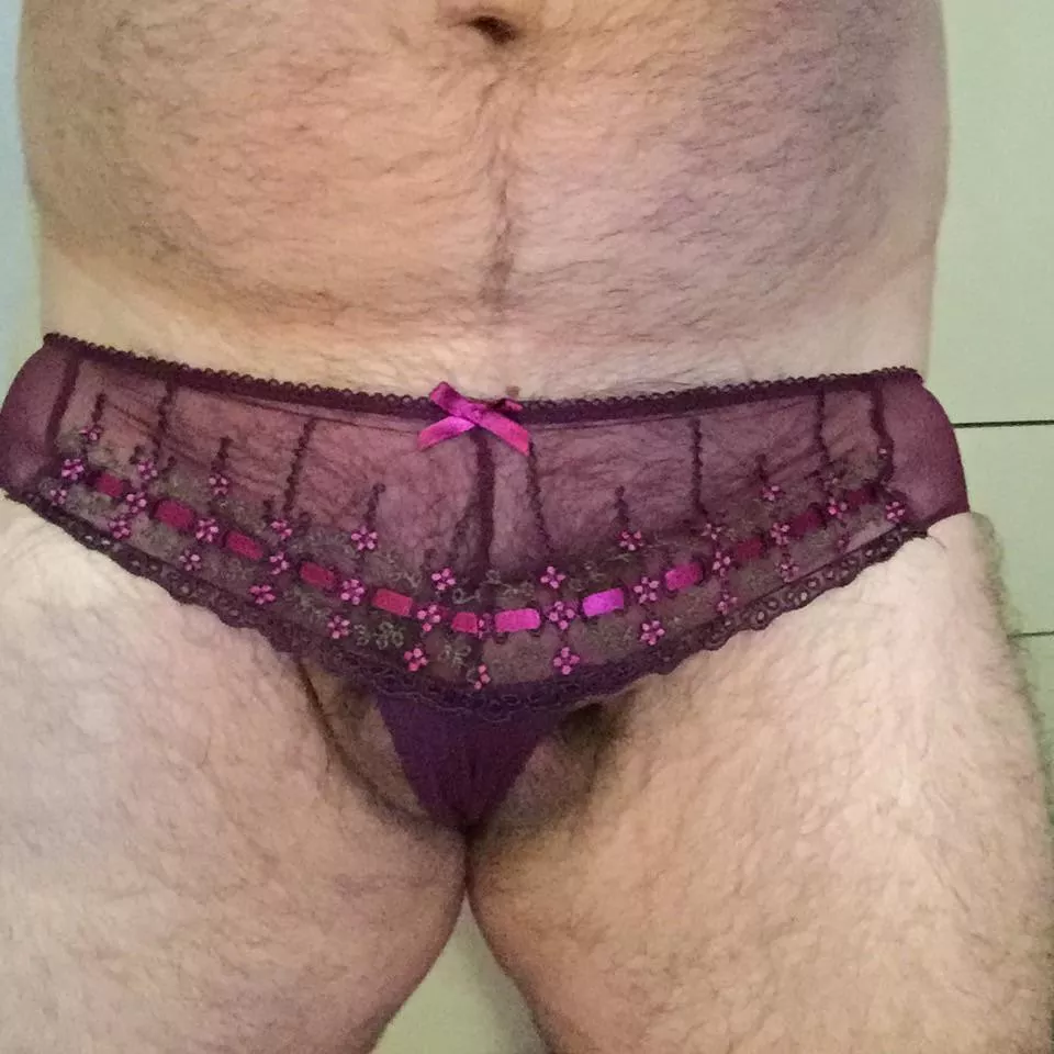 Love trying on my wife panties