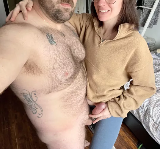 Making sure to give the neighbours a good show 😏