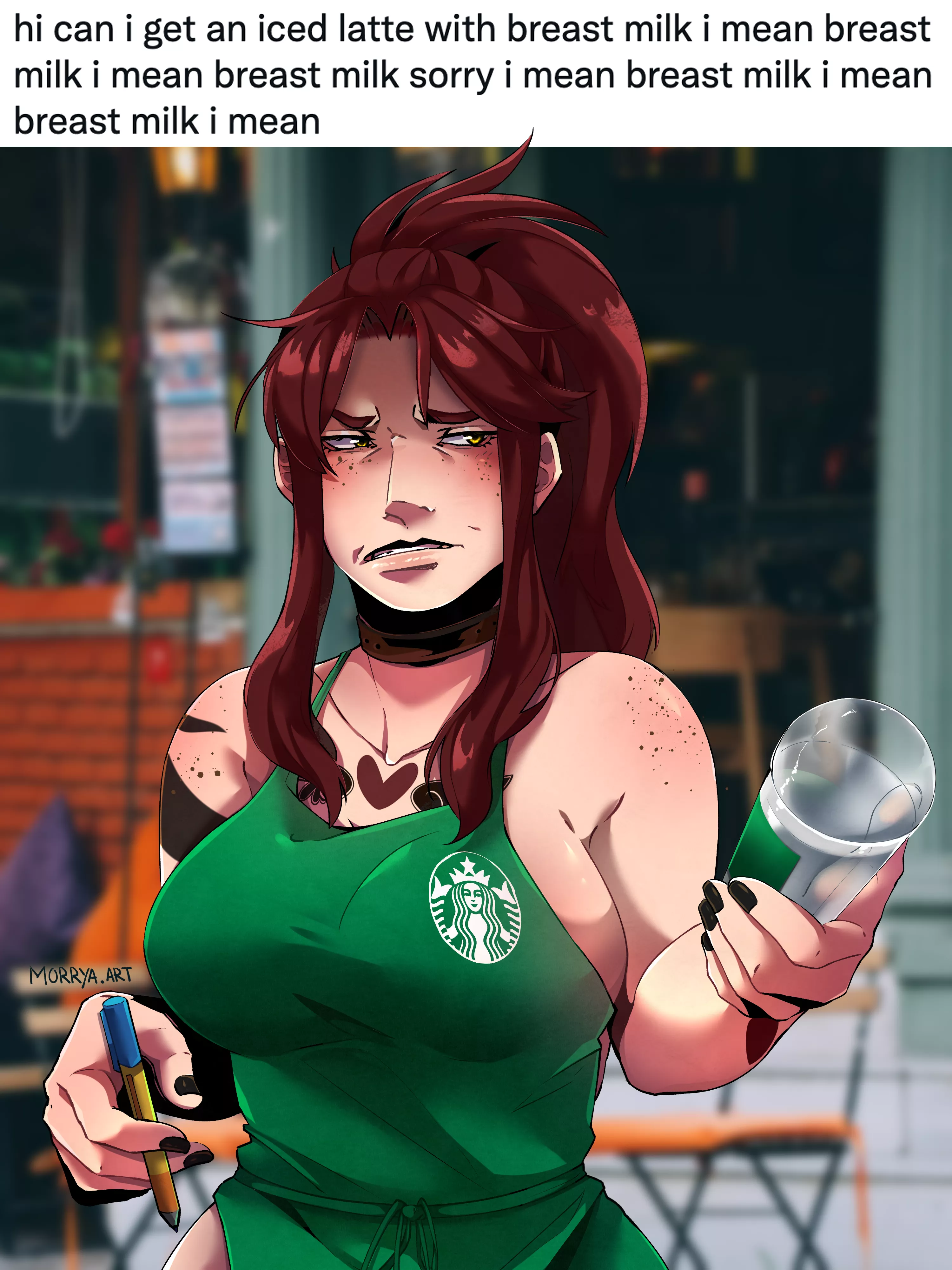 Milk latte (Morryaart)[original]