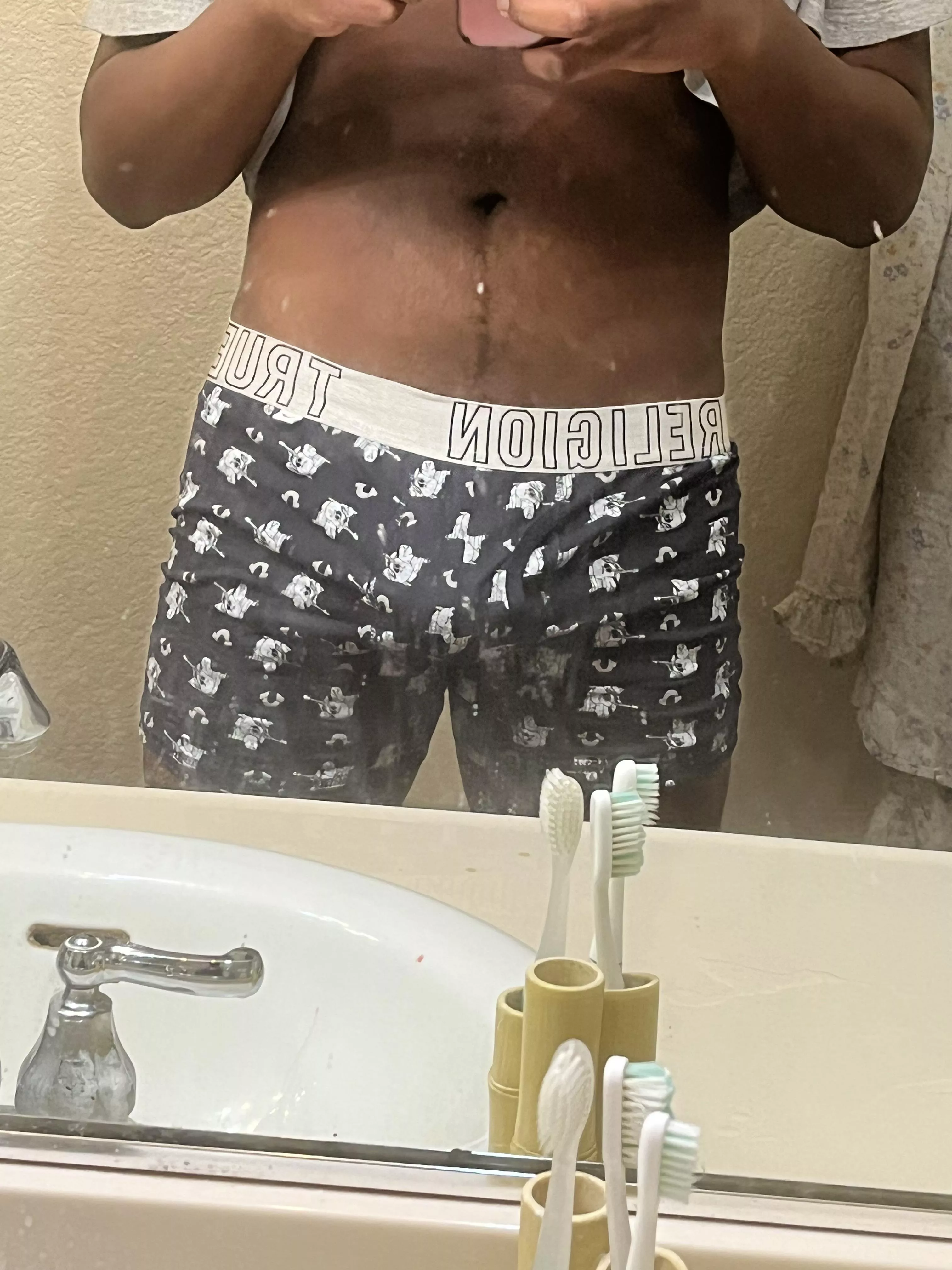 My cock is trying to be set free 😏