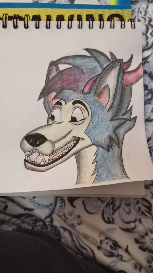 my first attempt on my fursona. I appreciate every feedback