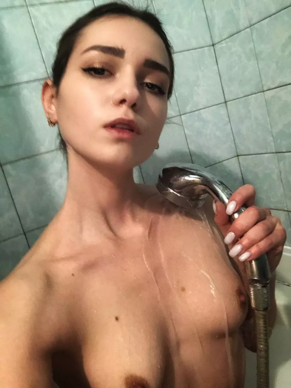 My small and wet boobs are in need of your dick between them