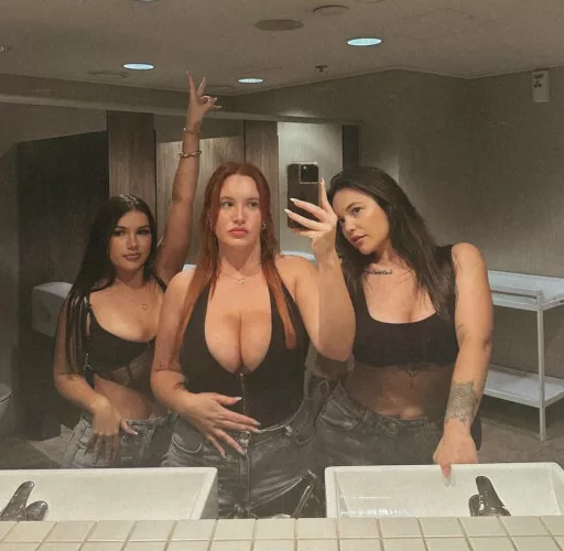 Only one woman on photo