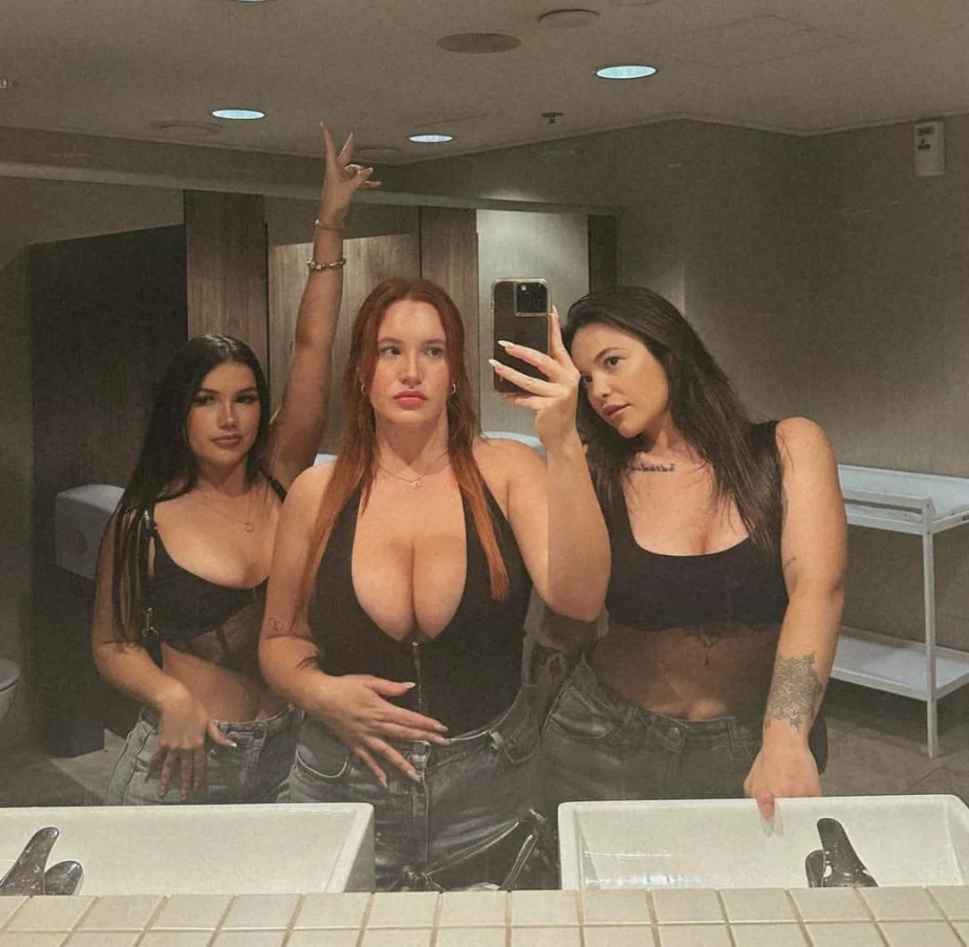 Only one woman on photo