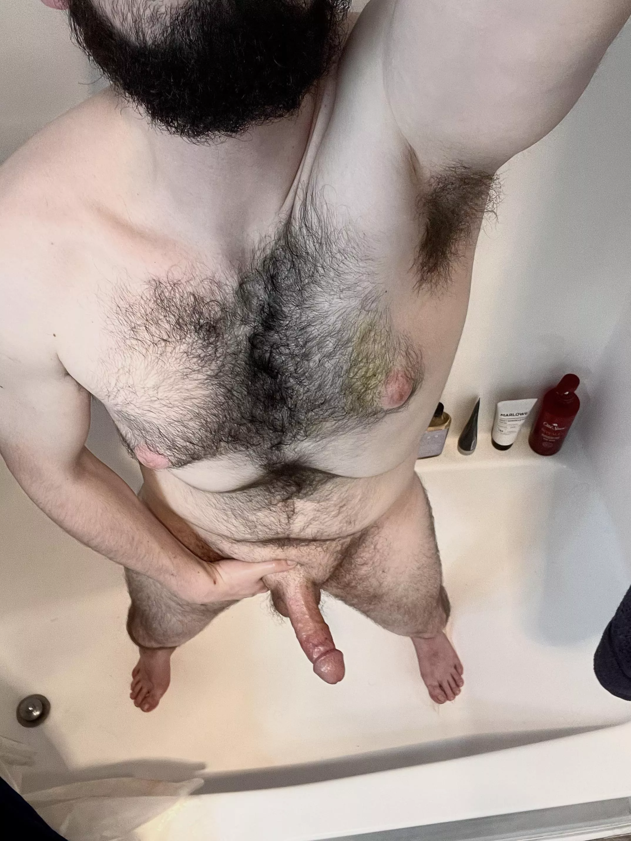Plenty of room here in the shower