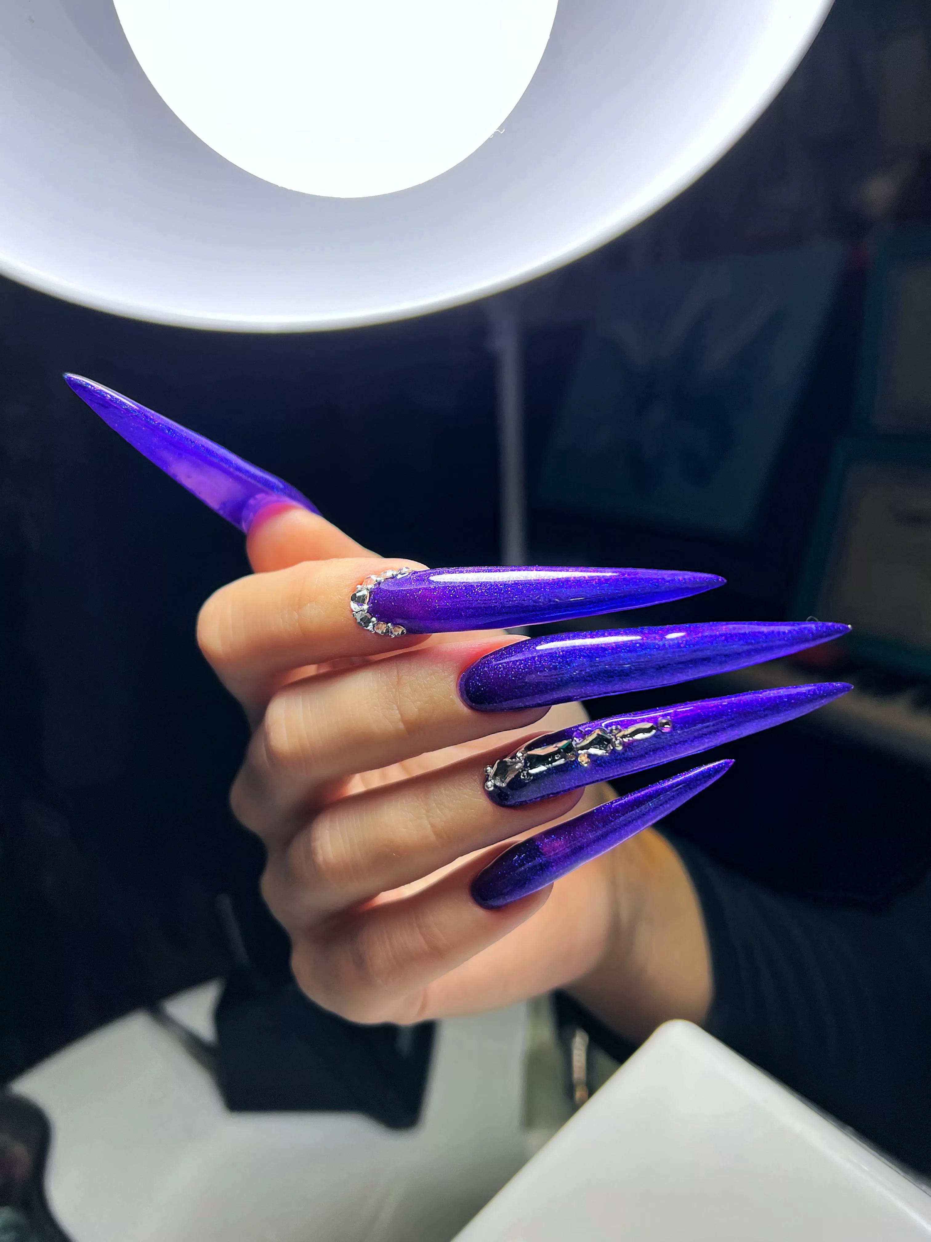 Purple long claws