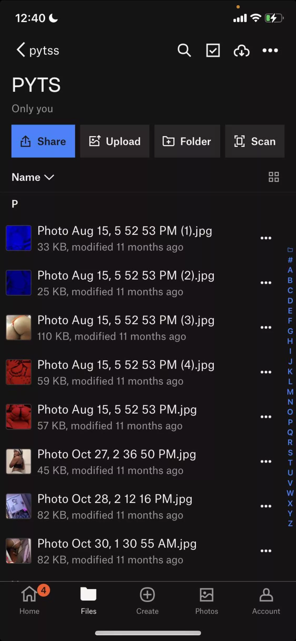 pyts for the low hmu over 5000 vids