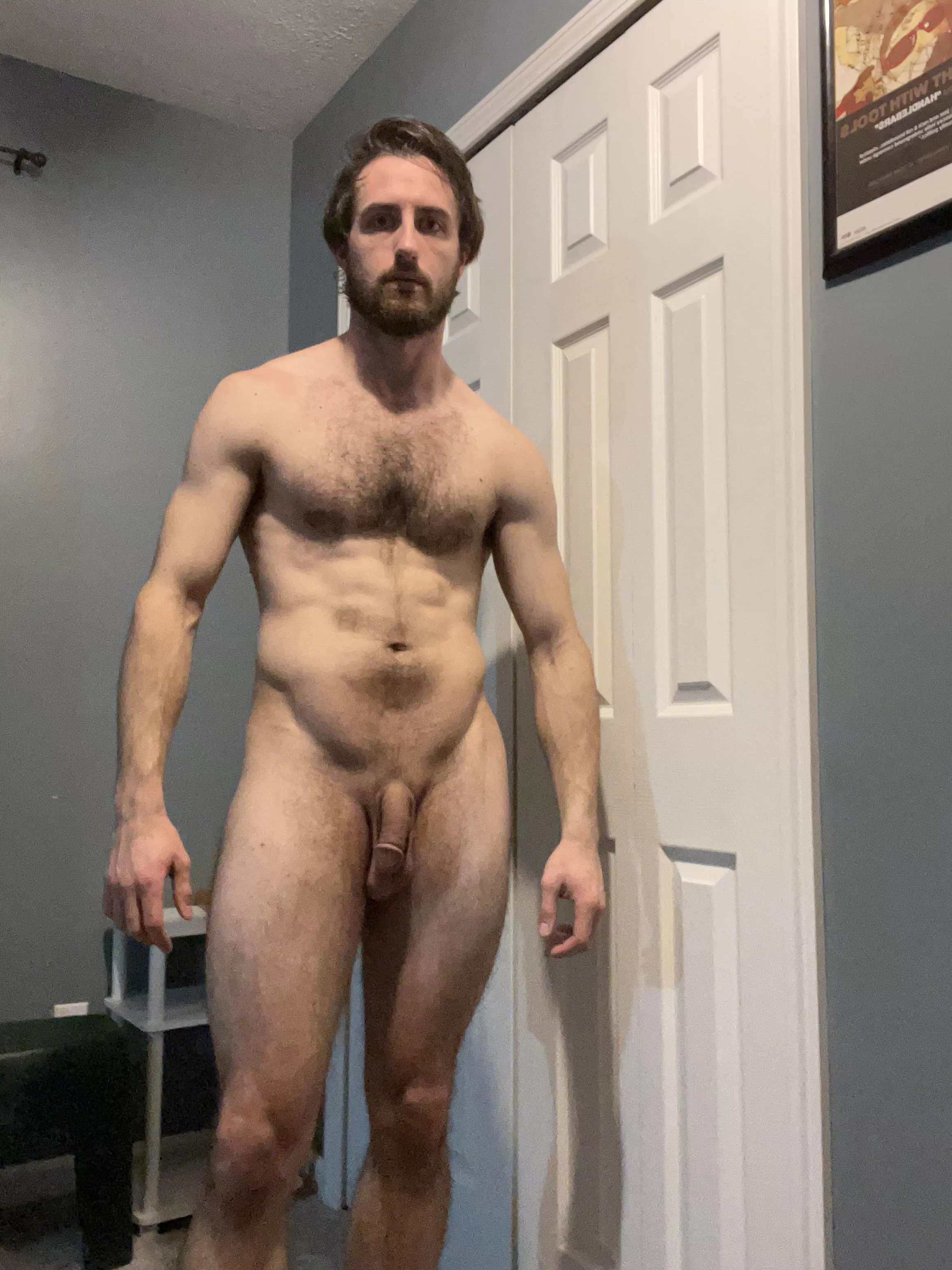 Run your hands along the outline