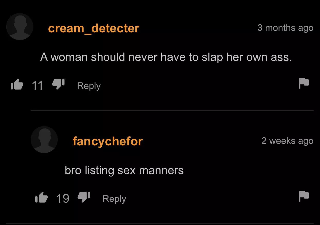Sex manners