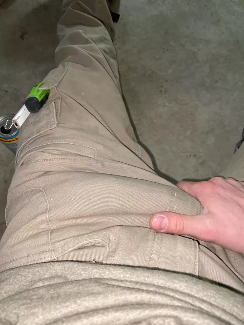 Should I take my pants off at work?