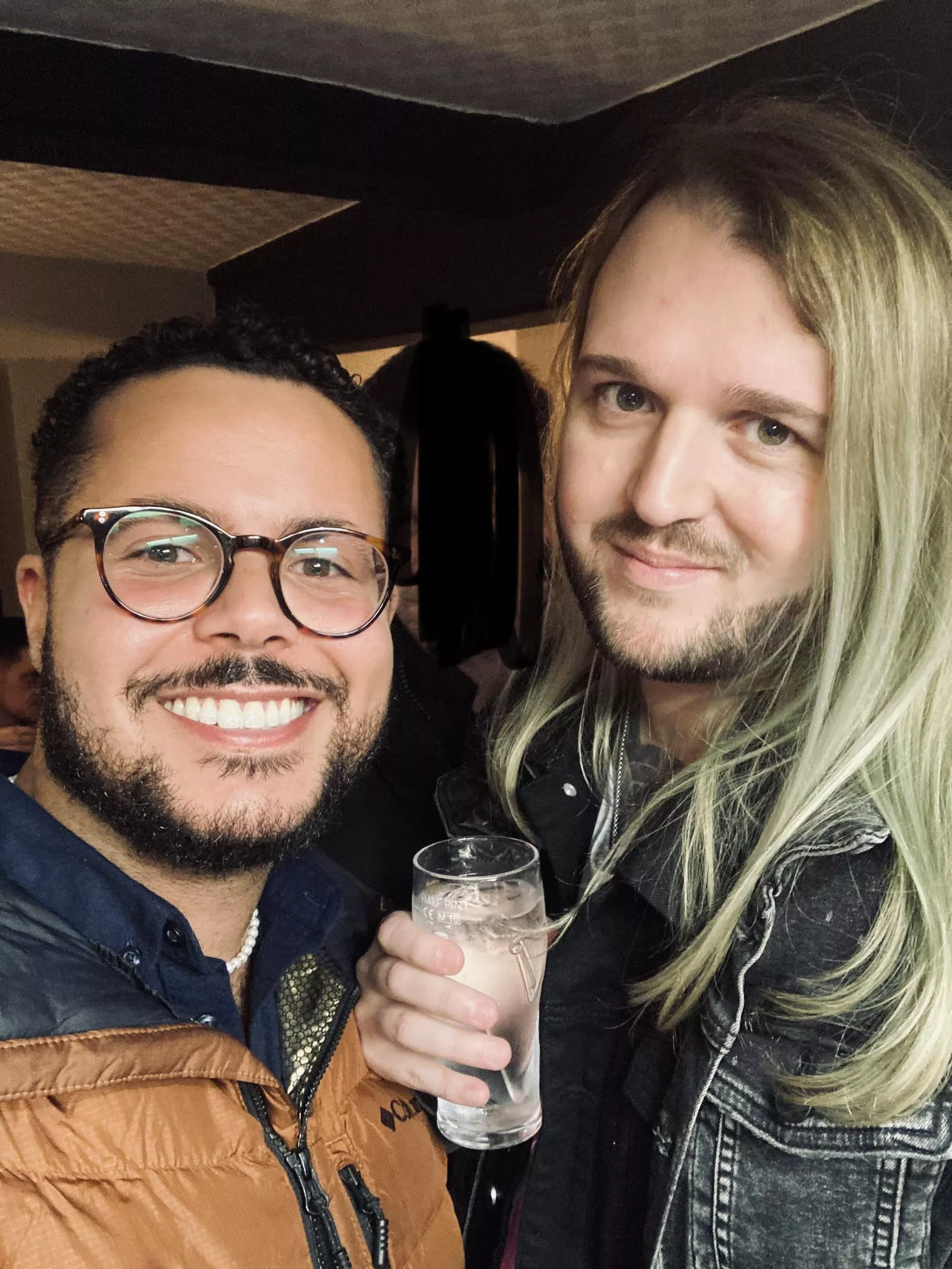 Sober karaoke is an acquired taste, but got a picture with one of my favourite gays (left)