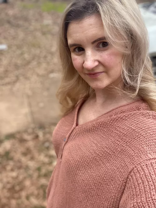 Spending the day outside ☺️