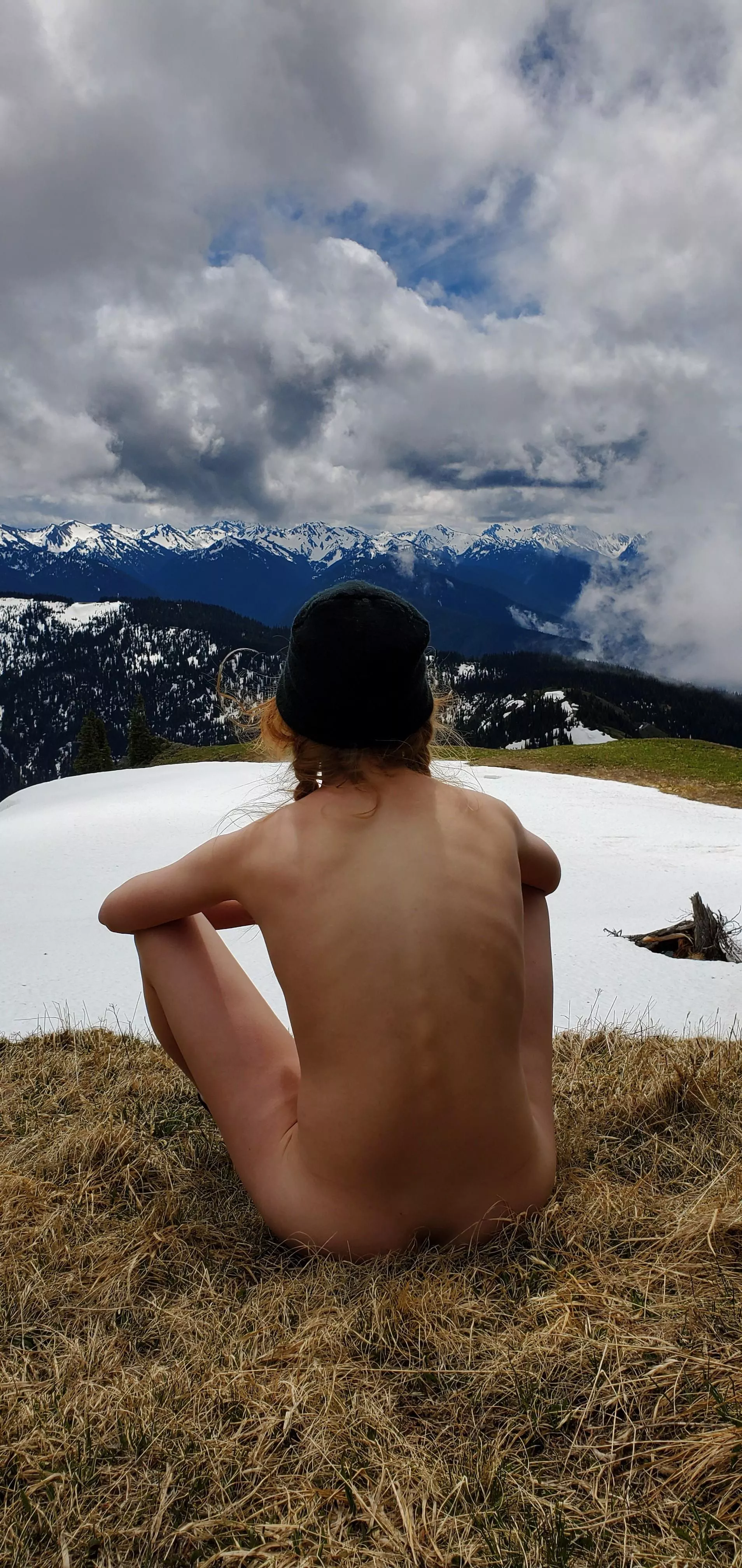 taking a break after a good hike