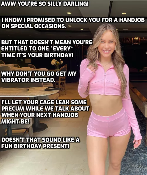 The birthday present you deserve.