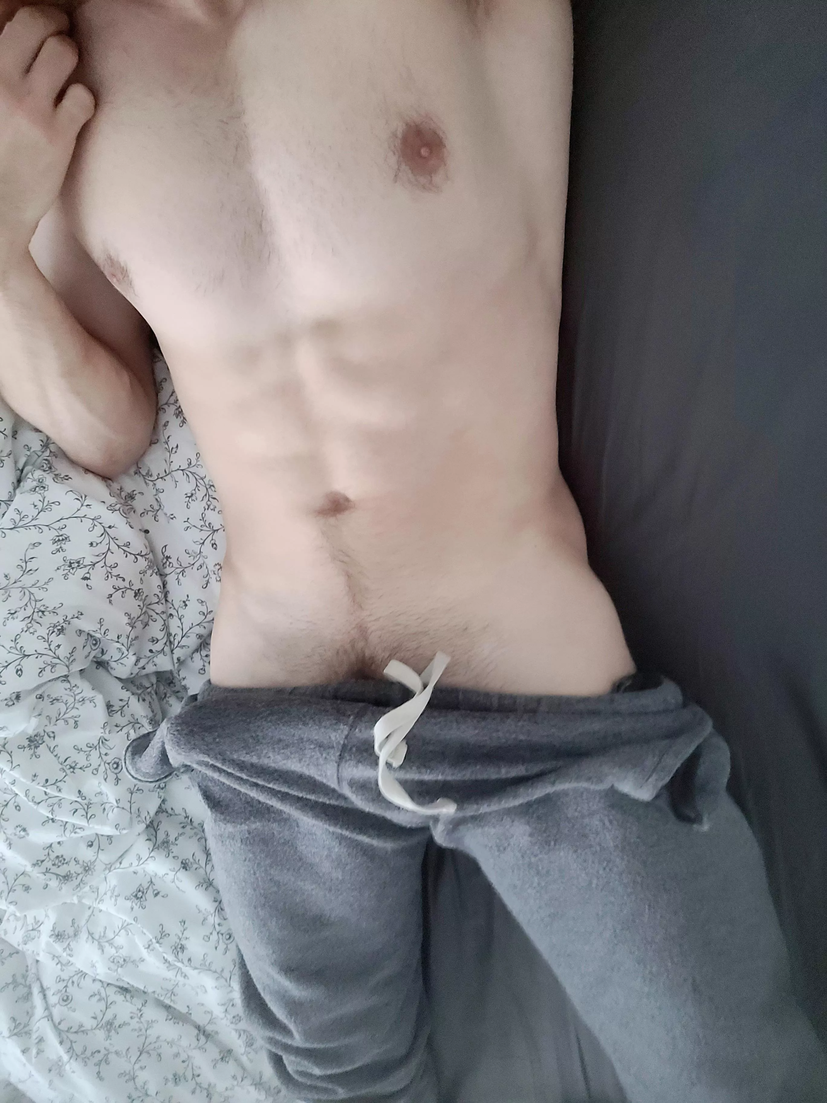 These sweatpants are at their limit