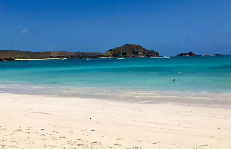 Undiscovered beach on one of Indonesia’s 25,000 islands.
