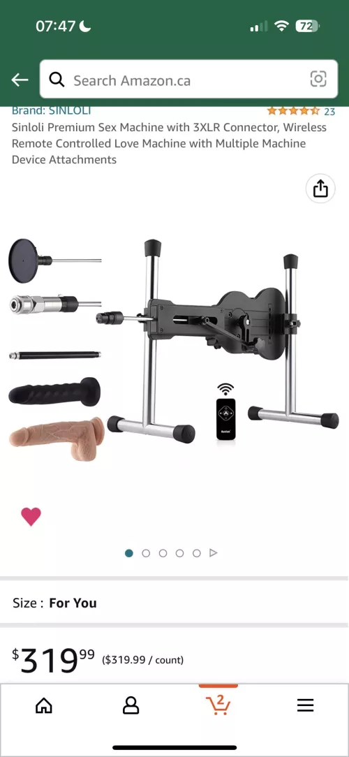 Want to get a fucking machine