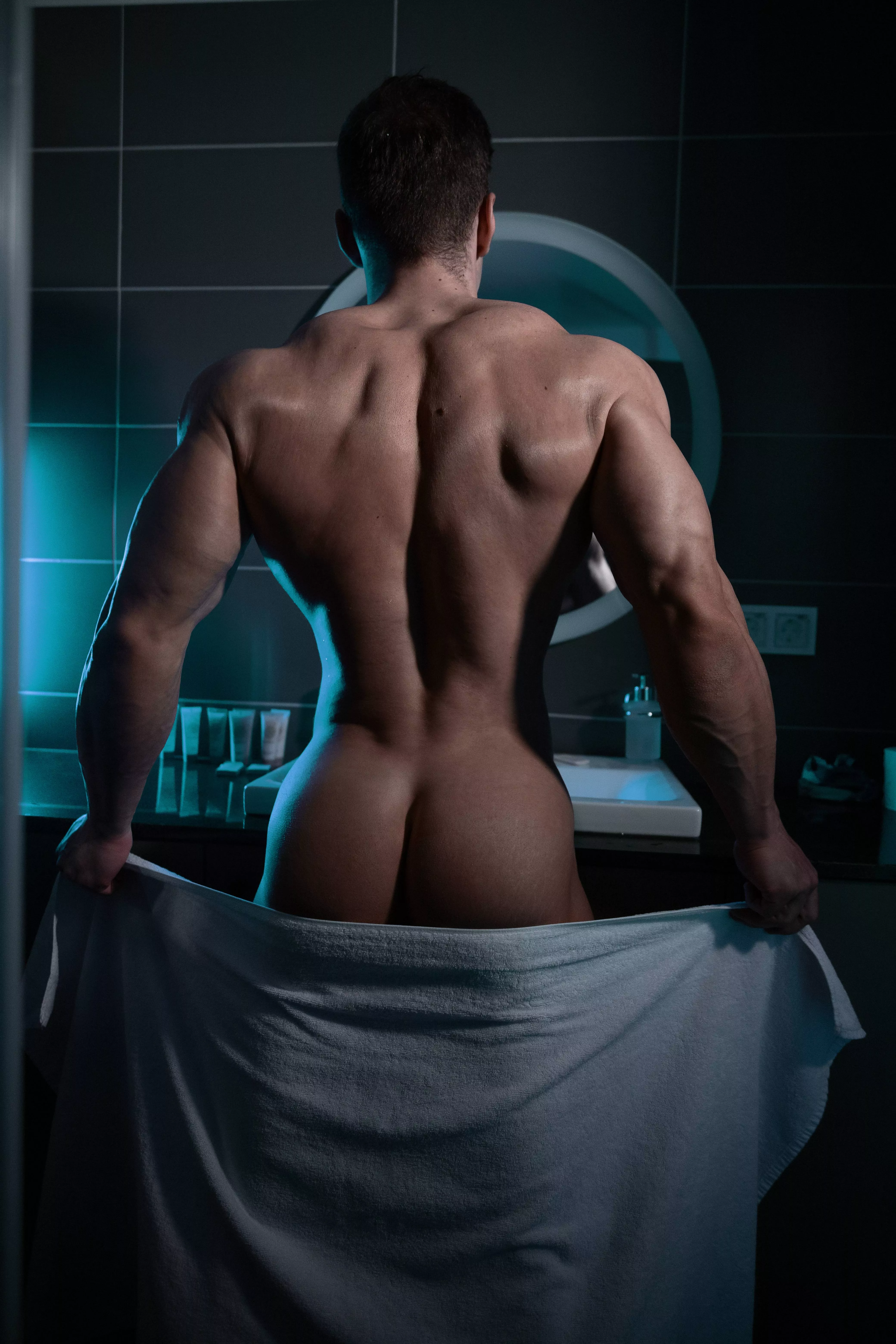 Who wants to oil that butt up?