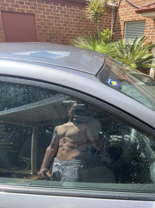 Will wash your car for the small price of a titty pic