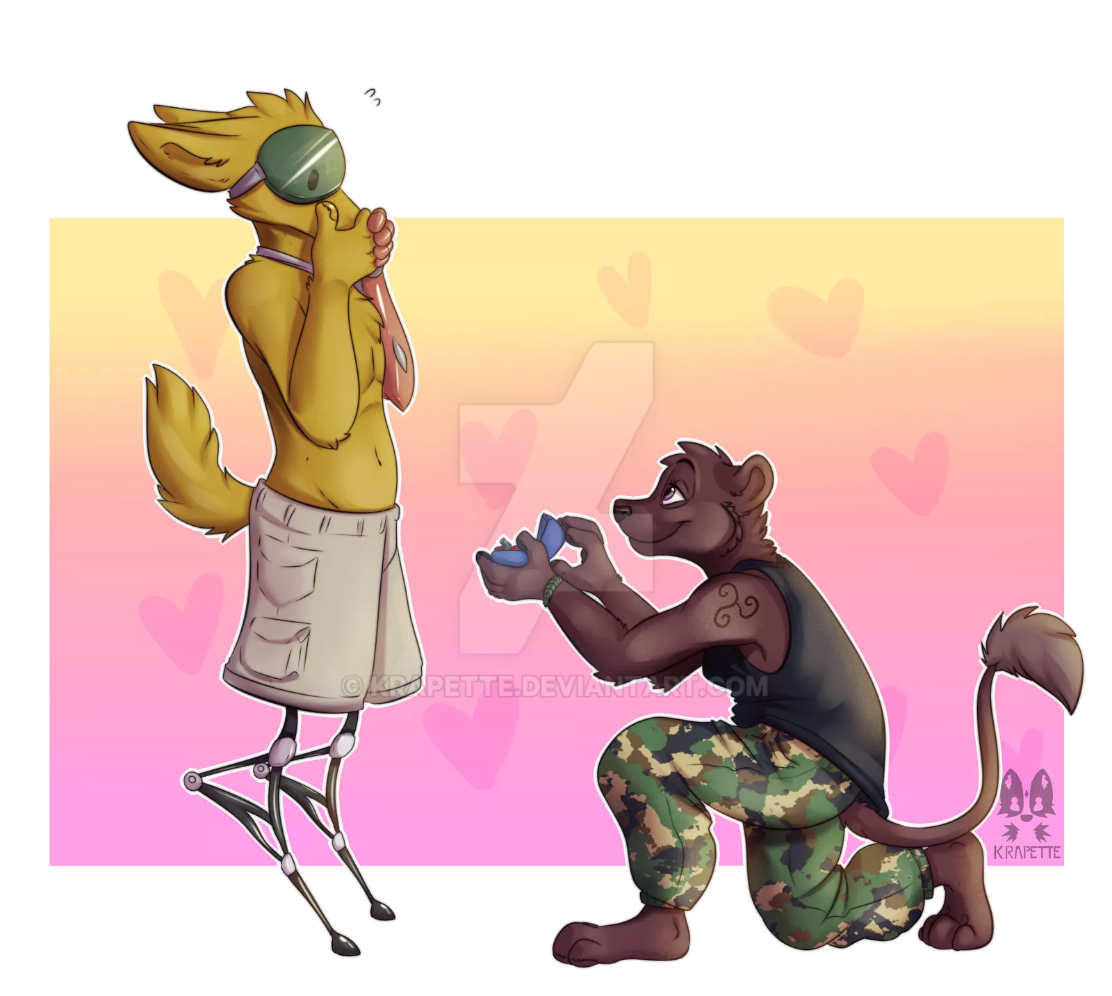 Will you marry me? [COMMISSION] (by Krapette)