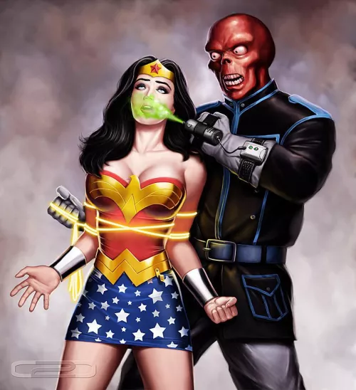 Wonder Woman v Red Skull