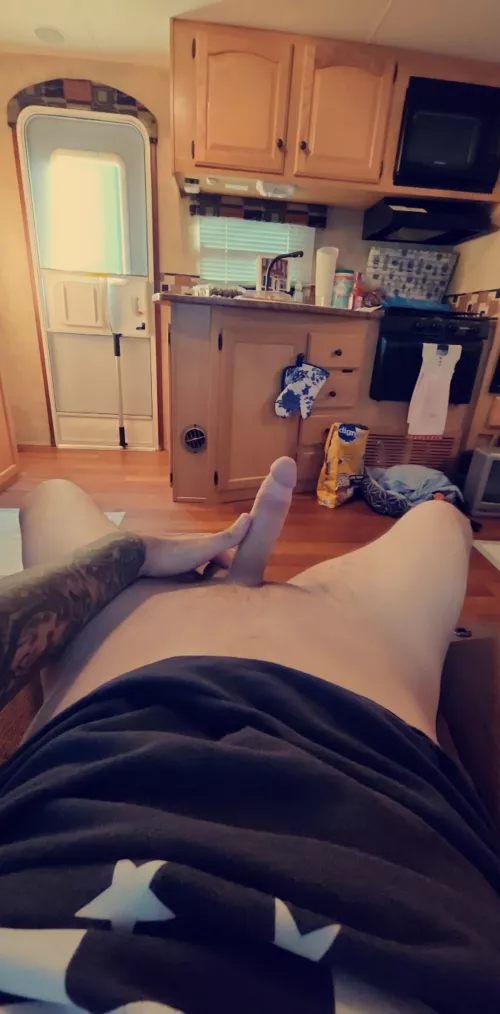 you walk in and see me taking this picture. what happens next? ☺️