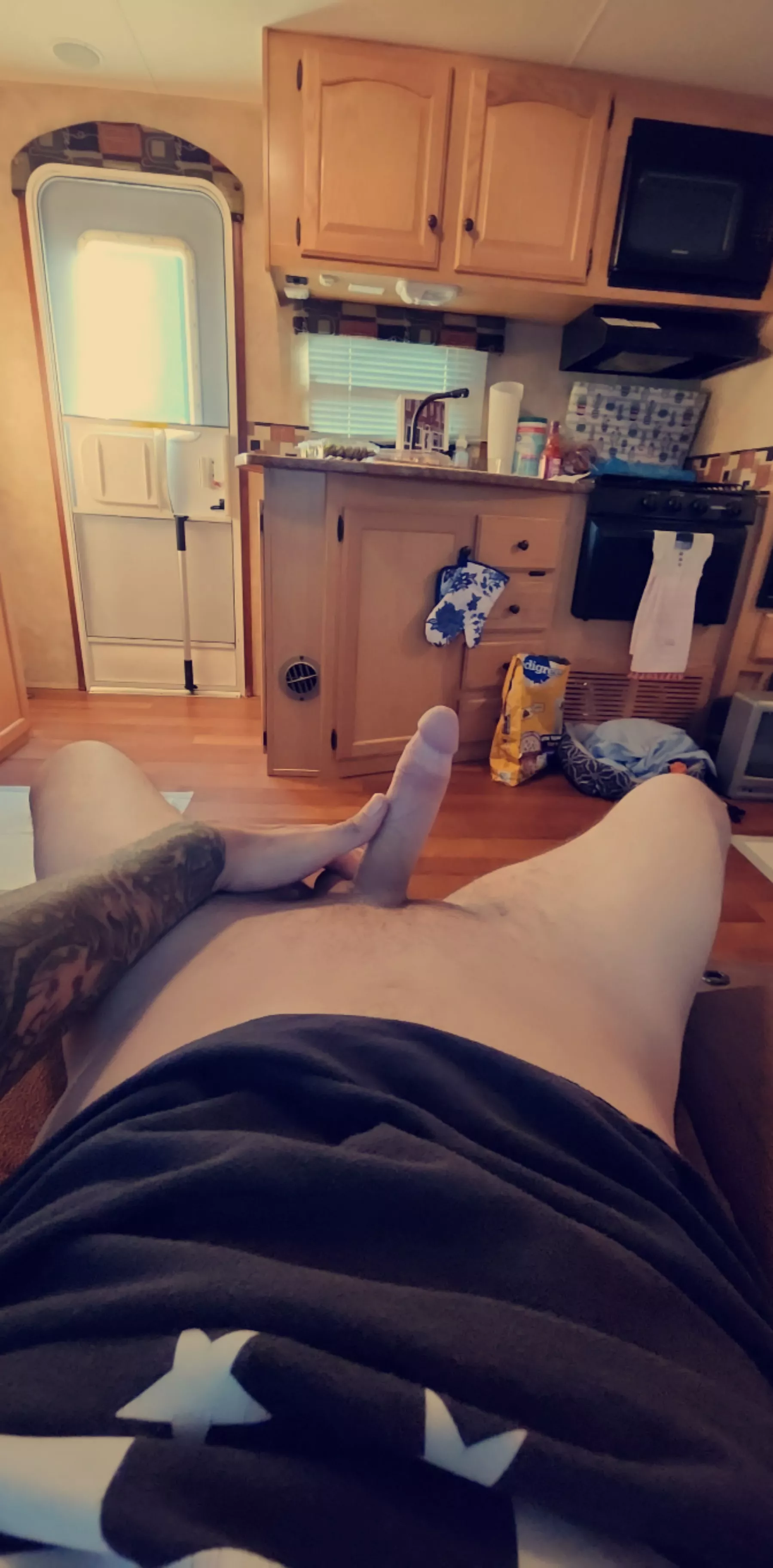 you walk in and see me taking this picture. what happens next? ☺️