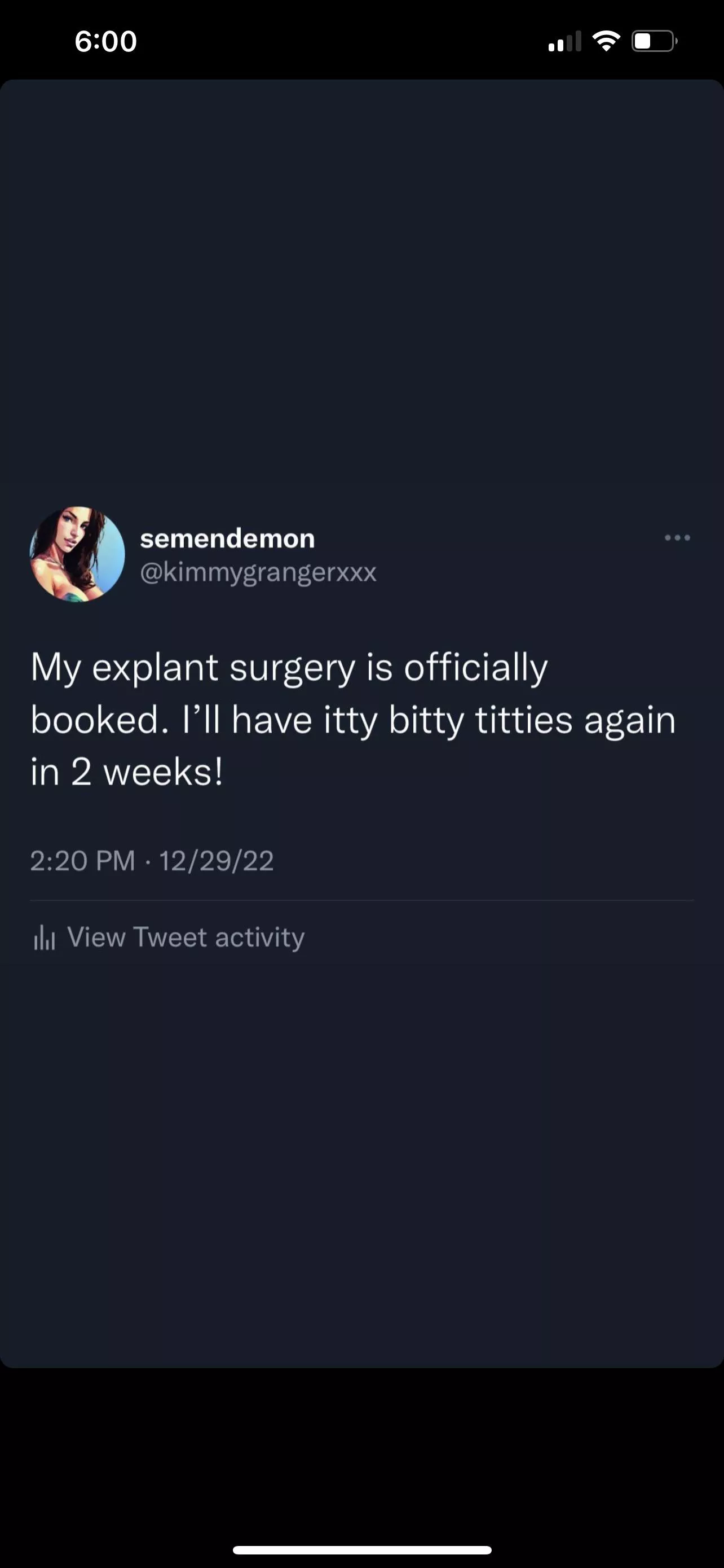 Your wish has been granted